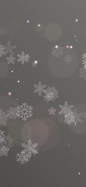 Snowflakes On A Gray Background Wallpaper