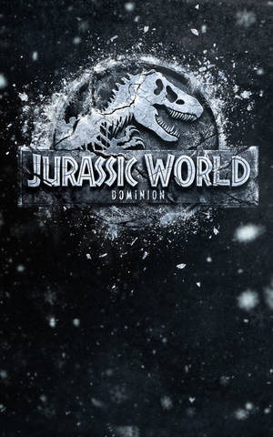 Snowy Dark Jurassic World Dominion Poster Wallpaper