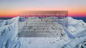 Snowy_ Mountain_ Estrangement_ Quote Wallpaper