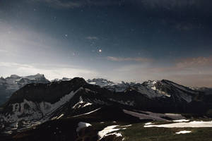 Snowy Mountain Macbook Wallpaper