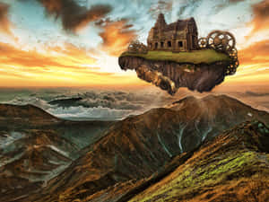 Snowy Skyline In The Heart Of The City Wallpaper