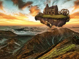 Snowy Skyline In The Heart Of The City Wallpaper