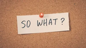 So What Question Pinnedon Cork Board Wallpaper