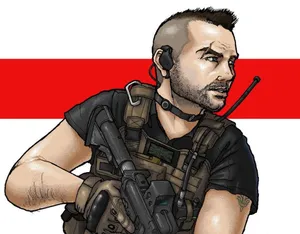Soap Mactavish In Action Wallpaper