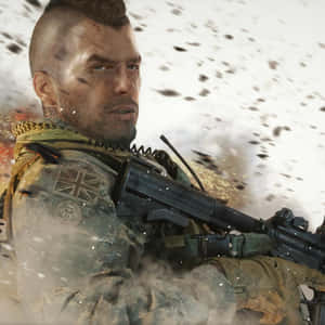 Soap Mactavish - Legendary 'call Of Duty’ Character Wallpaper
