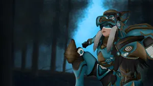 Soaring High - Overwatch's Pharah In Action Wallpaper