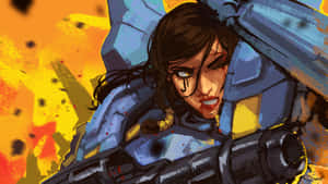 Soaring High - Pharah From Overwatch Wallpaper