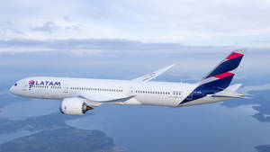 Soaring Latam Airplane Wallpaper
