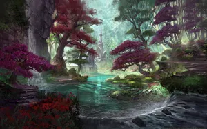 “soaring Through Auridon: Exploring The Landscape Of Elder Scrolls Online” Wallpaper