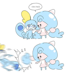 Sobble And Hattrem Wallpaper