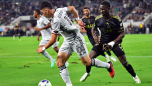 Soccer Action Cristian Espinoza Dribbling Wallpaper