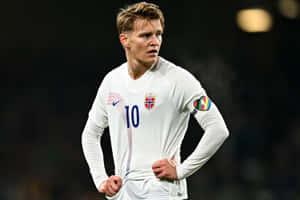 Soccer Captain Leading His Team Wallpaper