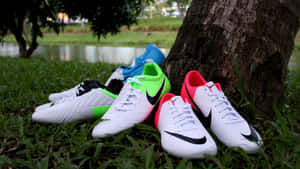 Soccer Cleats Outdoor Display Wallpaper