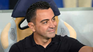 Soccer Coach Xavi Sideline Glance Wallpaper