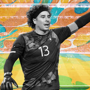 Soccer_ Goalkeeper_ Action_ Illustration Wallpaper