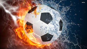 Soccer Kids Kicking The Ball Wallpaper