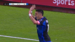 Soccer Player Celebration Match Moment.jpg Wallpaper