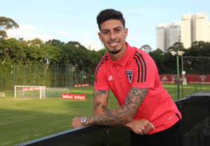 Soccer Player Emiliano Rigoni Sao Paulo F C Wallpaper