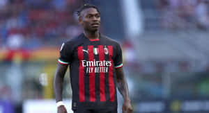 Soccer_ Player_in_ A C_ Milan_ Kit Wallpaper