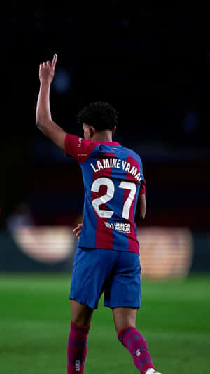 Soccer_ Player_ Number_27_ Gesture Wallpaper