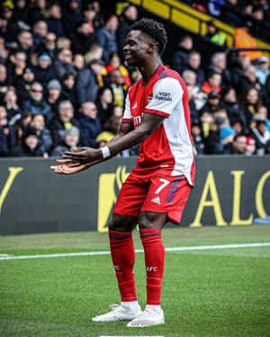 Soccer_ Player_ Reaction_ After_ Play Wallpaper