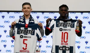 Soccer Players Presenting Jerseys Wallpaper