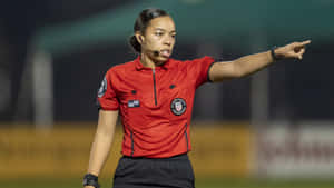 Soccer Referee Decision Moment.jpg Wallpaper