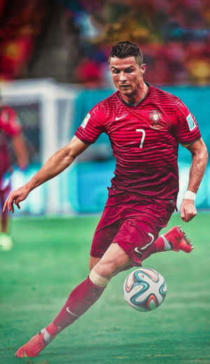 Soccer_ Star_ In_ Action_ Portugal_7 Wallpaper