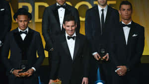 Soccer Stars Award Ceremony Wallpaper