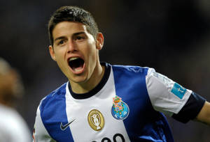 Soccer Superstar James Rodriguez Wallpaper