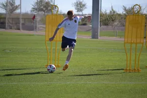 Soccer Training Dribbling Drill Wallpaper