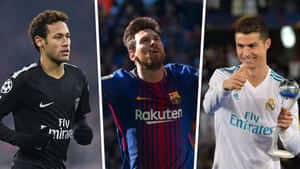 Soccer_ Trio_ Neymar_ Messi_ Ronaldo.jpg Wallpaper