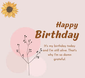 Social Media Status It Is My Birthday Message Wallpaper