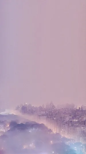 Soft Aesthetic Cityscape Wallpaper