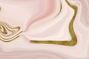 Soft And Elegant Light Pink And Gold Wallpaper