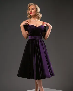 Soft And Luxurious Purple Velvet Texture Wallpaper