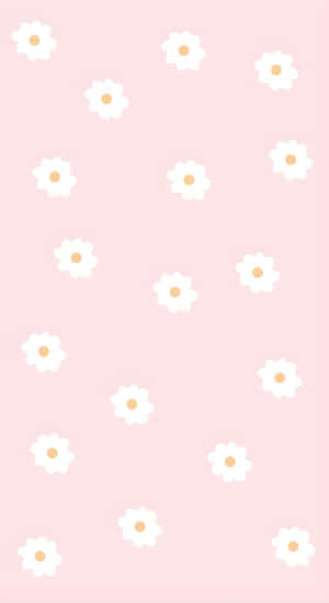 Soft Daisy Pastel Pattern Wallpaper