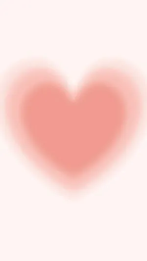 Soft Focus Heart Shaped Graphic Wallpaper