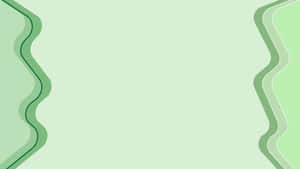 Soft Green Wavy Background Wallpaper