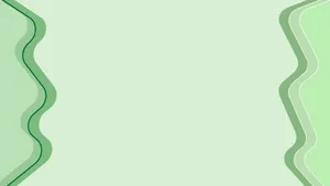 Soft Green Wavy Background Wallpaper