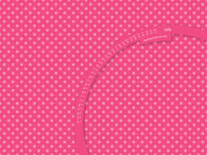 Soft Pink And White Polka Dots Pattern Wallpaper