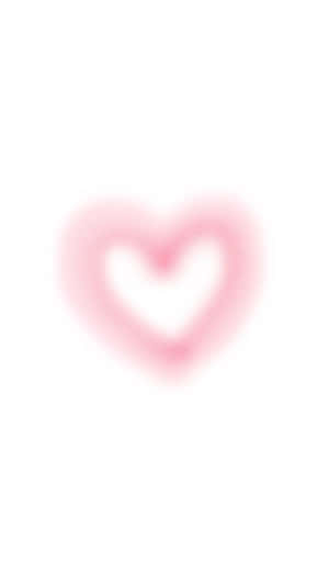 Soft Pink Heart Glow Wallpaper