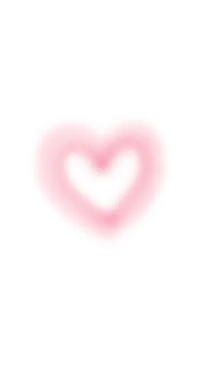 Soft Pink Heart Glow Wallpaper