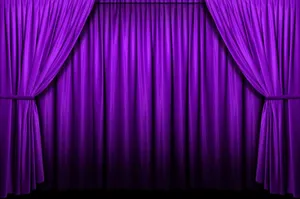 Soft Purple Curtains Wallpaper