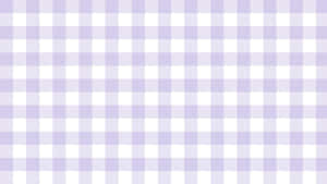 Soft Purple Gingham Pattern Wallpaper