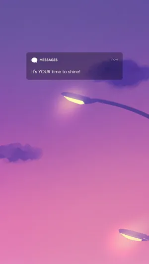 Soft Purple Inspirational Message Wallpaper Wallpaper