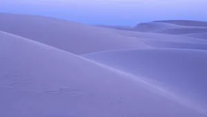 Soft Purple Sand Dunes Aesthetic Wallpaper