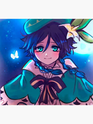 Soft Smile Venti Pfp Wallpaper