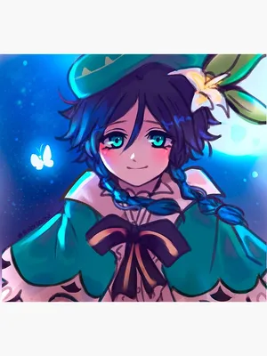 Soft Smile Venti Pfp Wallpaper