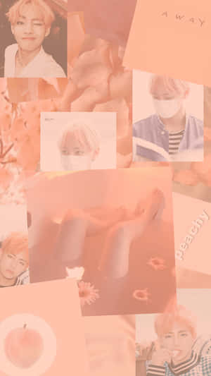 Soft Summer Hues In An Orange Peach Aesthetic Wallpaper